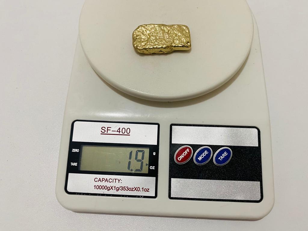 Ingot 1.9 Oz Nordic Gold Bar Hand Poured Casting