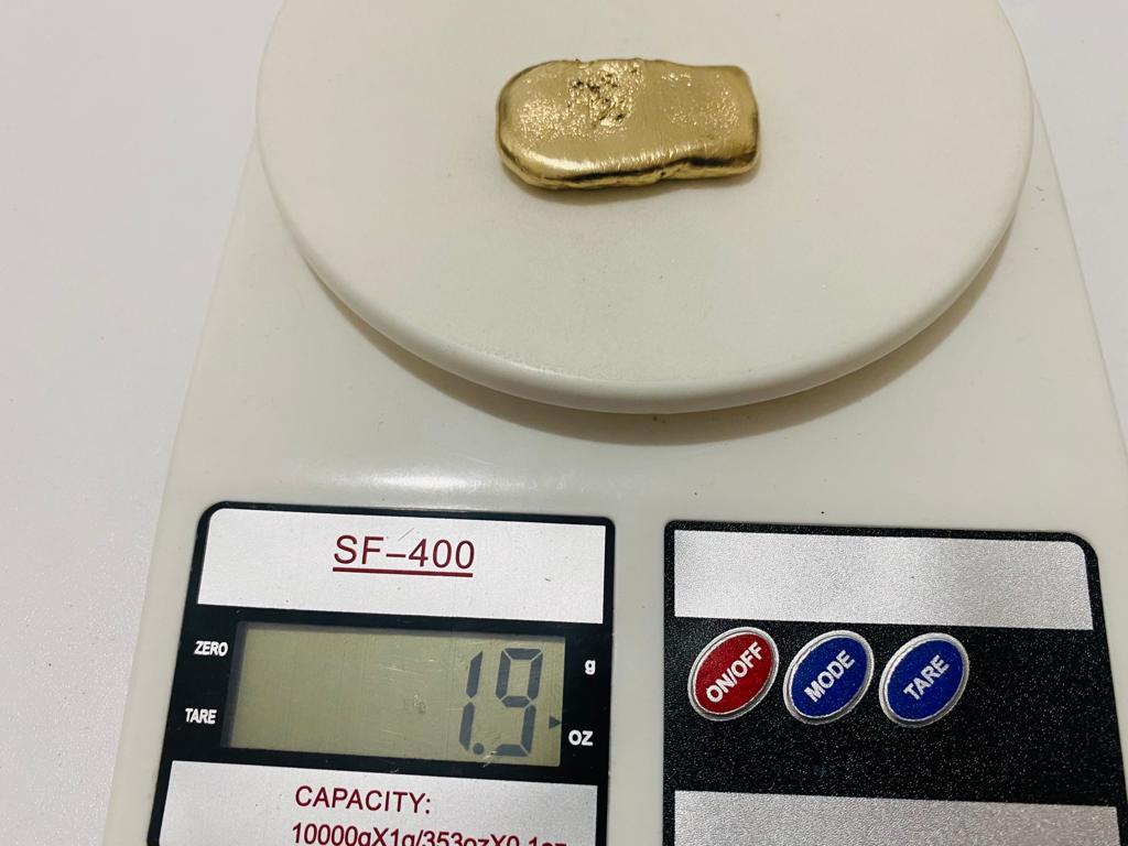 Ingot 1.9 Oz Nordic Gold Bar Hand Poured Casting