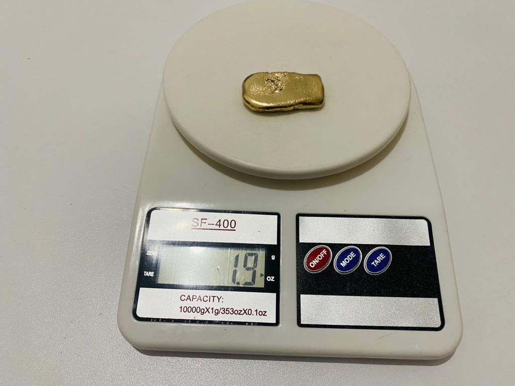 Ingot 1.9 Oz Nordic Gold Bar Hand Poured Casting