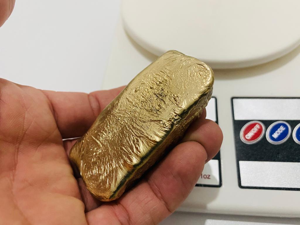 Ingot 8.2 Oz Nordic Gold Bar Hand Poured Casting