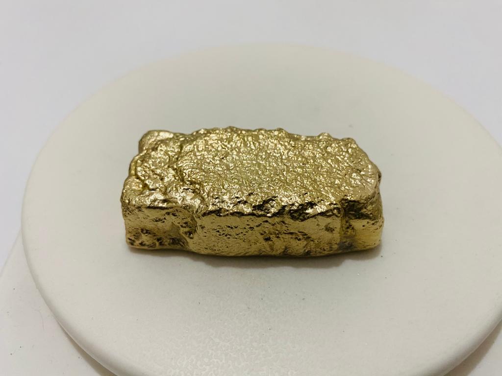 Ingot 8.2 Oz Nordic Gold Bar Hand Poured Casting