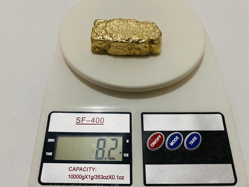 Ingot 8.2 Oz Nordic Gold Bar Hand Poured Casting