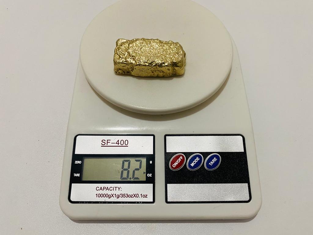 Ingot 8.2 Oz Nordic Gold Bar Hand Poured Casting