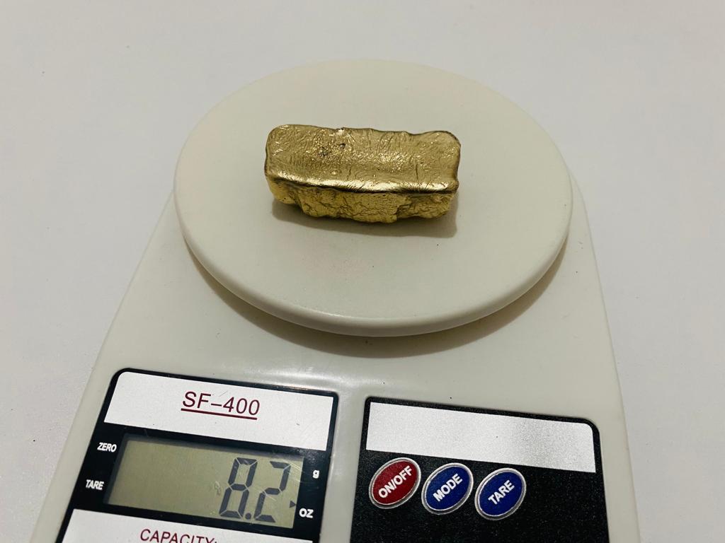 Ingot 8.2 Oz Nordic Gold Bar Hand Poured Casting