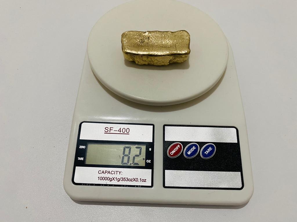 Ingot 8.2 Oz Nordic Gold Bar Hand Poured Casting