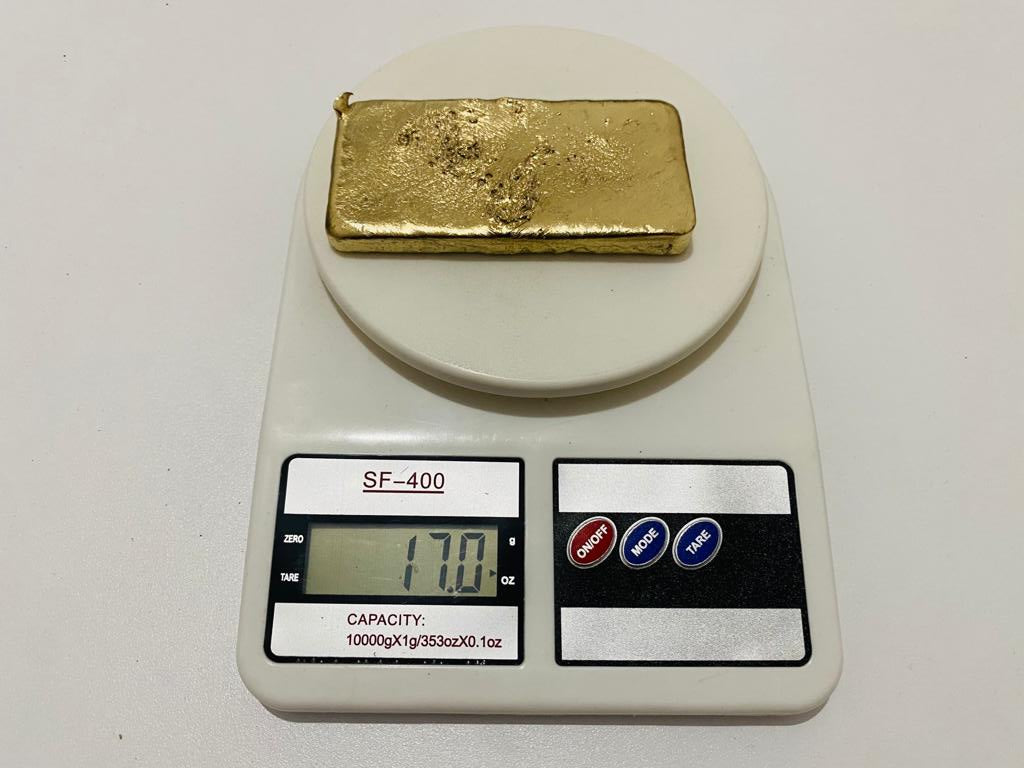 Ingot 17.0 Oz Nordic Gold Bar Hand Poured Casting