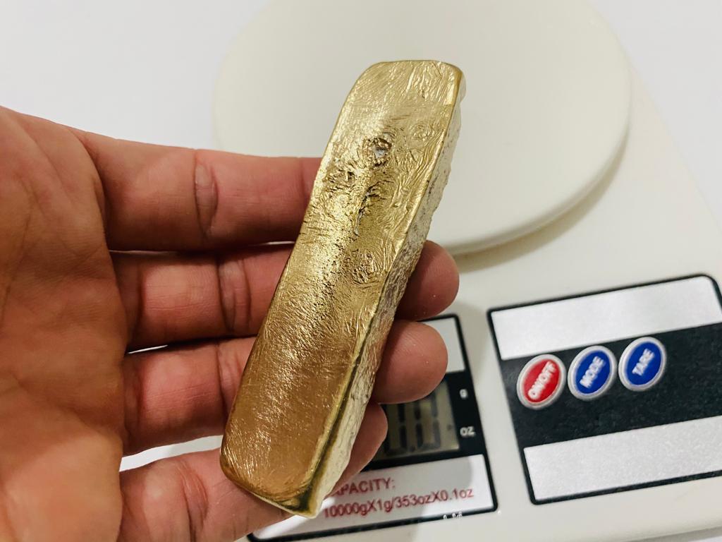 Ingot 6.5 Oz Nordic Gold Bar Hand Poured Casting