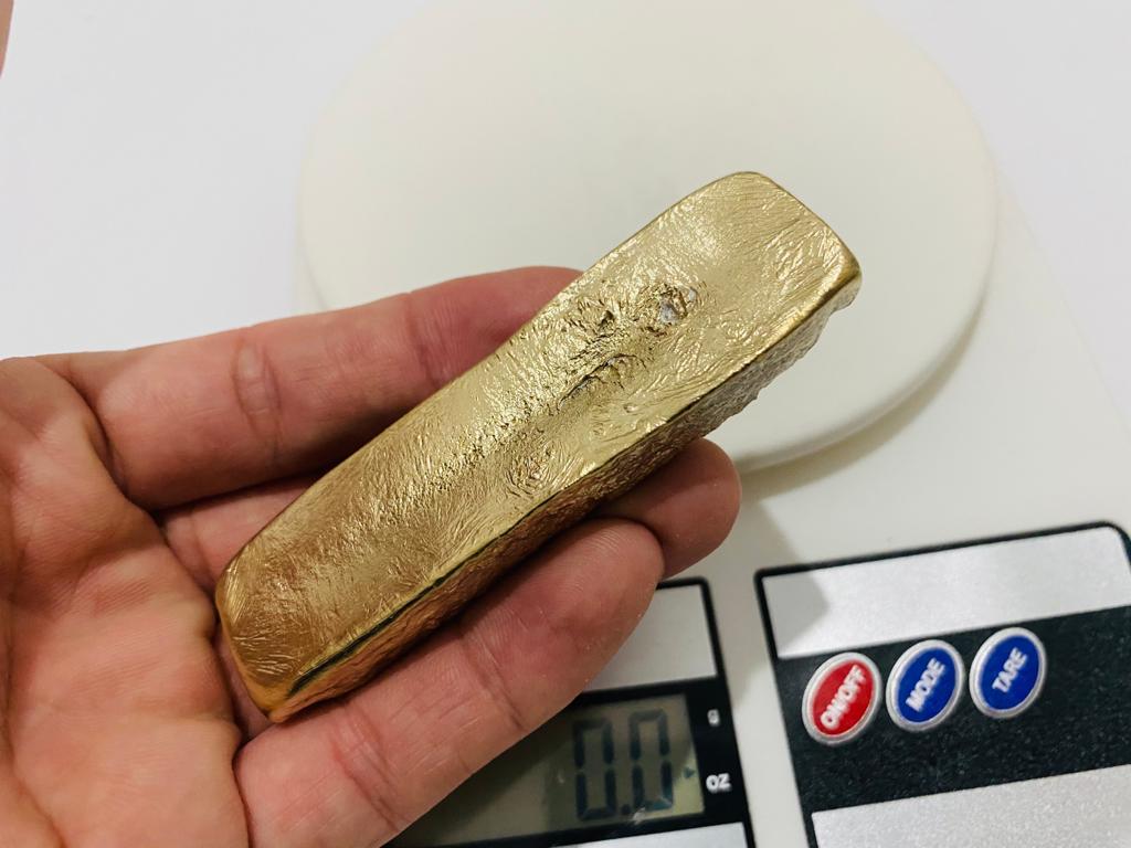 Ingot 6.5 Oz Nordic Gold Bar Hand Poured Casting