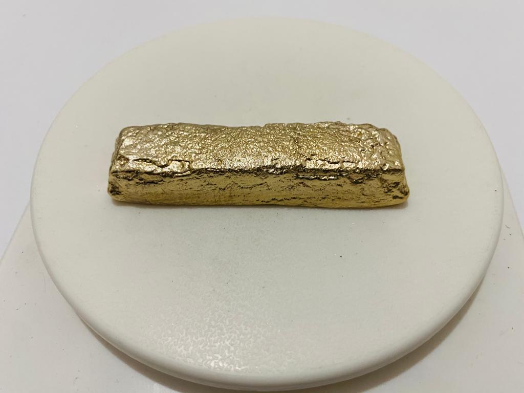 Ingot 6.5 Oz Nordic Gold Bar Hand Poured Casting