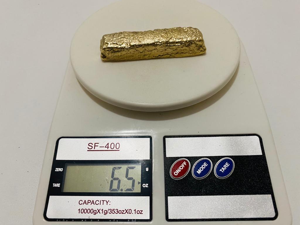 Ingot 6.5 Oz Nordic Gold Bar Hand Poured Casting