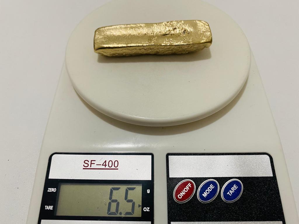 Ingot 6.5 Oz Nordic Gold Bar Hand Poured Casting