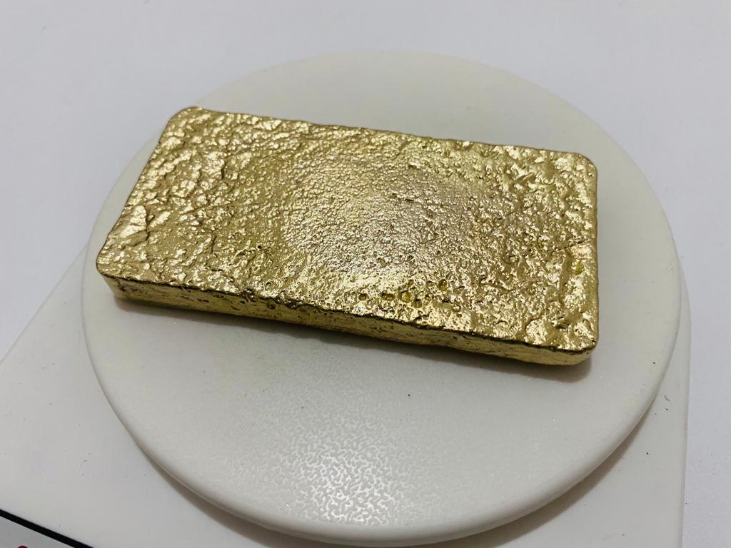 Ingot 17.0 Oz Nordic Gold Bar Hand Poured Casting