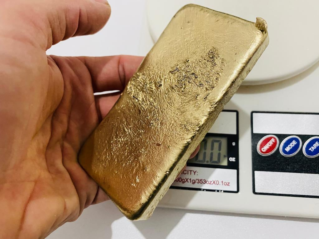 Ingot 17.0 Oz Nordic Gold Bar Hand Poured Casting