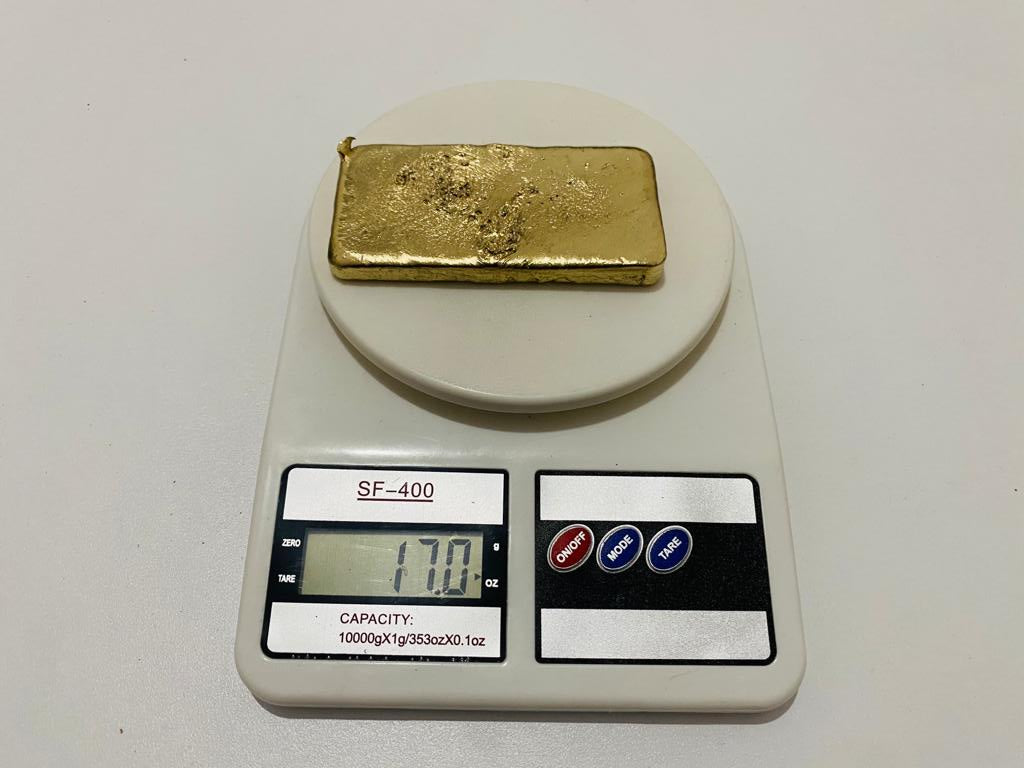 Ingot 17.0 Oz Nordic Gold Bar Hand Poured Casting