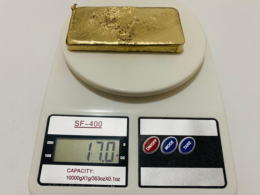 Ingot 17.0 Oz Nordic Gold Bar Hand Poured Casting