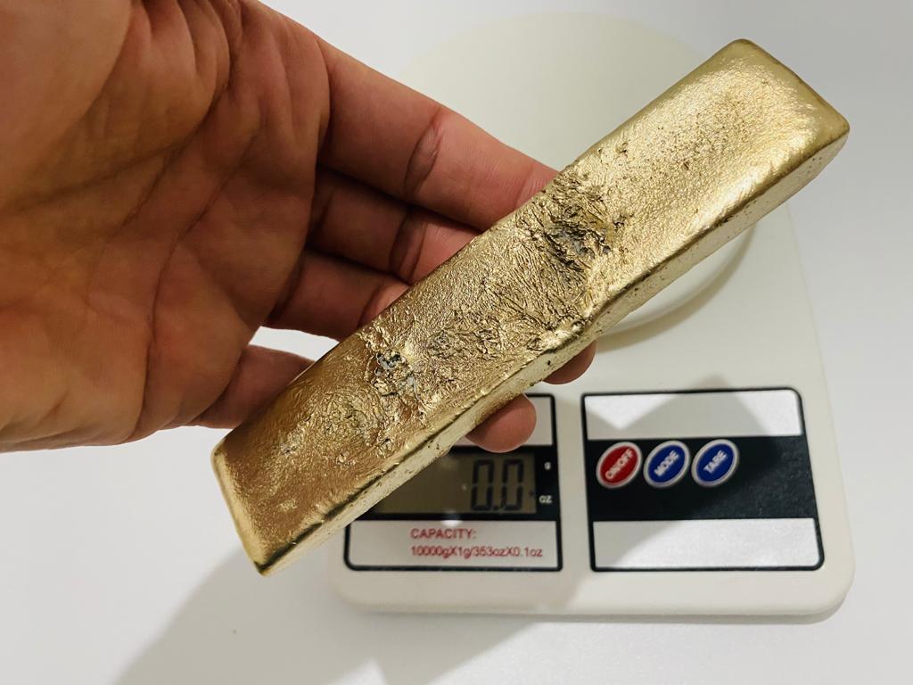 Ingot 11.3 Oz Nordic Gold Bar Hand Poured Casting