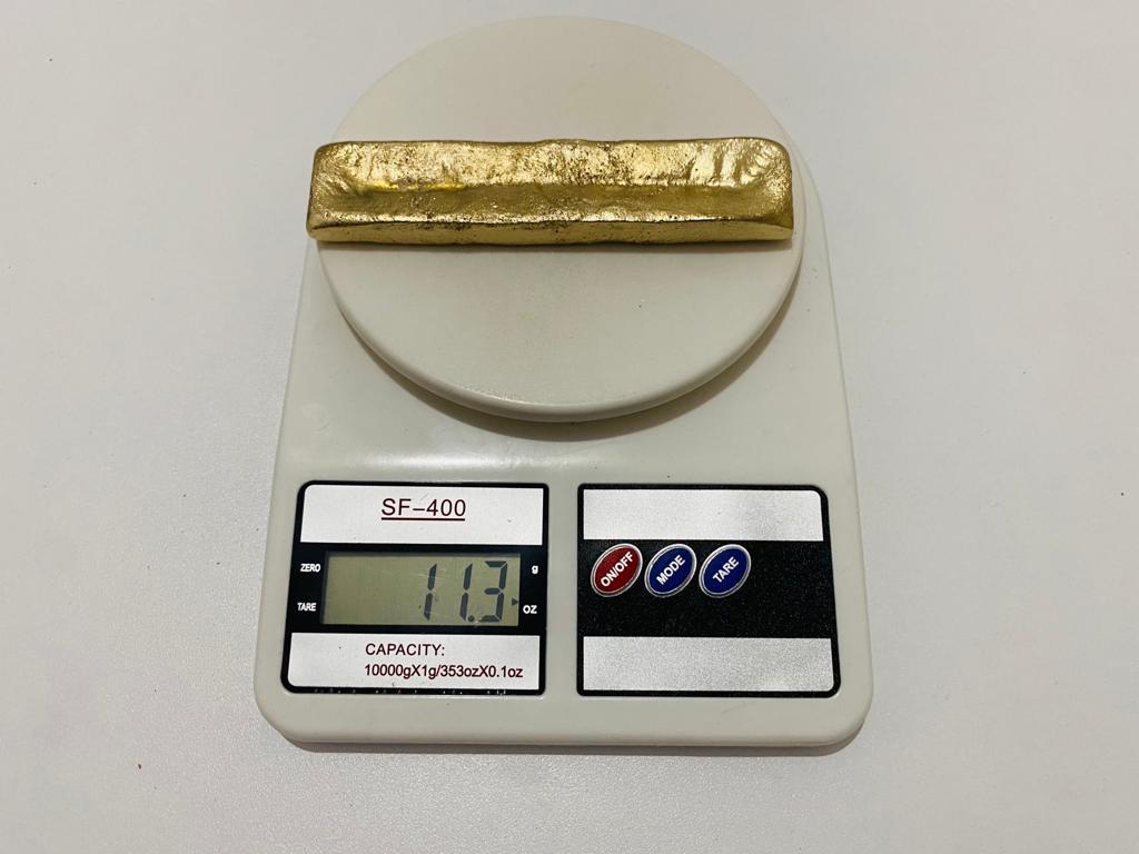 Ingot 11.3 Oz Nordic Gold Bar Hand Poured Casting