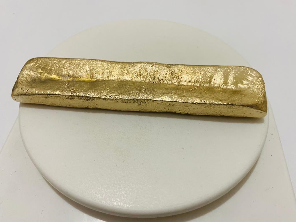 Ingot 11.3 Oz Nordic Gold Bar Hand Poured Casting