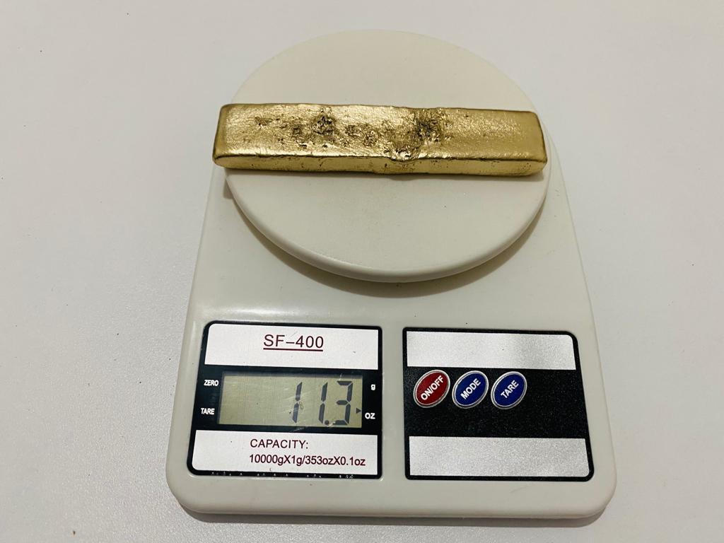 Ingot 11.3 Oz Nordic Gold Bar Hand Poured Casting