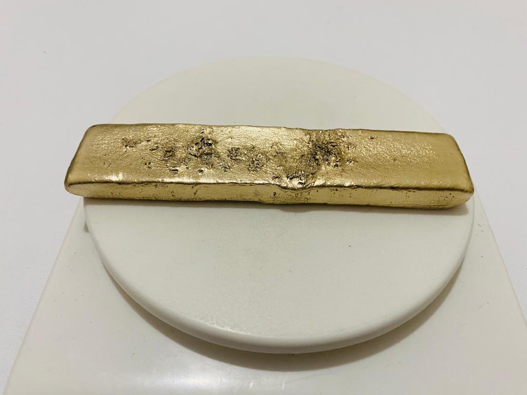 Ingot 11.3 Oz Nordic Gold Bar Hand Poured Casting