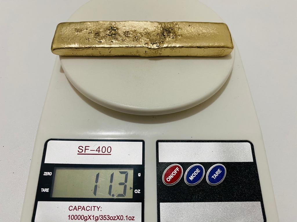 Ingot 11.3 Oz Nordic Gold Bar Hand Poured Casting