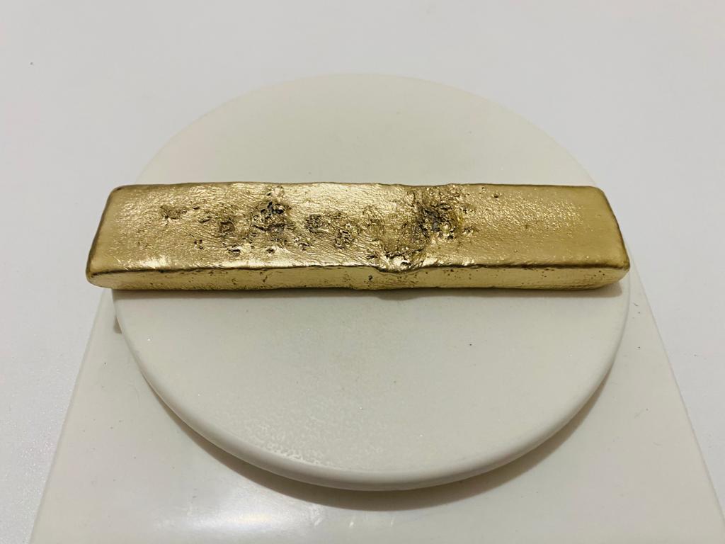 Ingot 11.3 Oz Nordic Gold Bar Hand Poured Casting