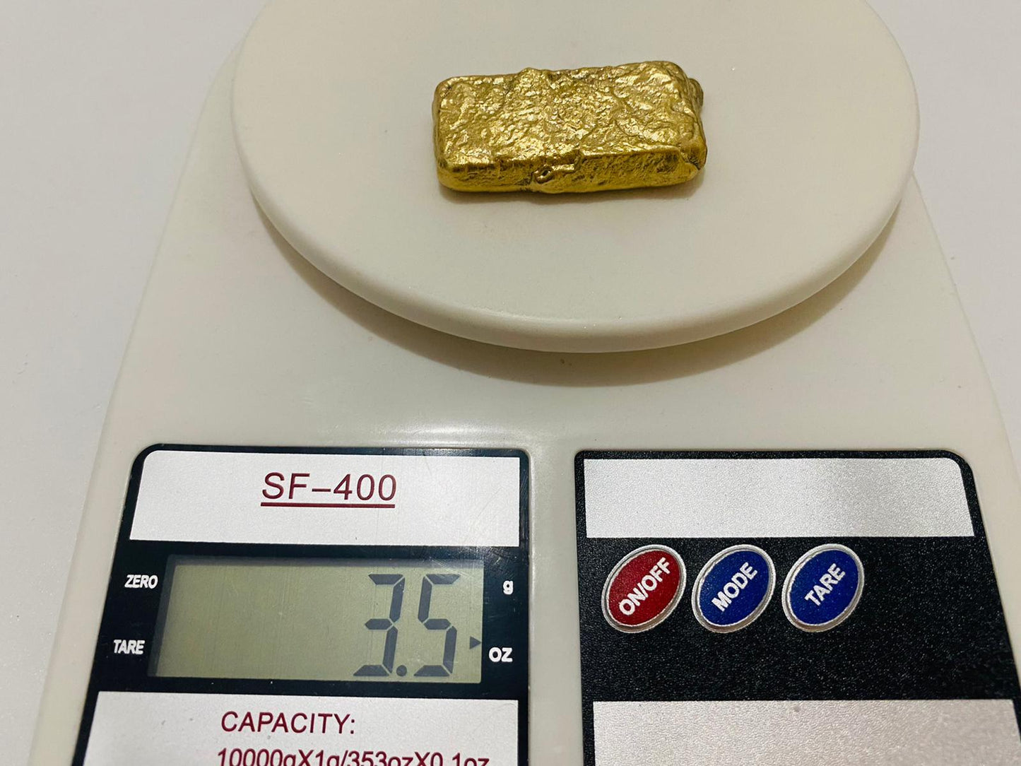 Ingot 3.5 Oz Nordic Gold Bar Hand Poured Casting