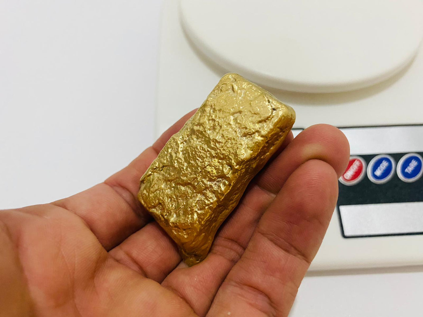 Ingot 3.5 Oz Nordic Gold Bar Hand Poured Casting
