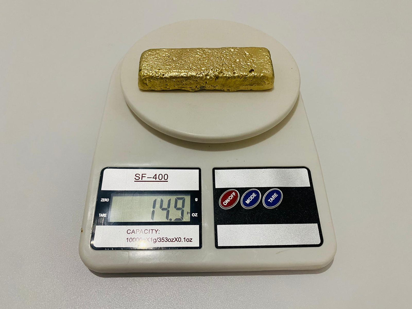 Ingot 14.9 Oz Nordic Gold Bar Hand Poured Casting