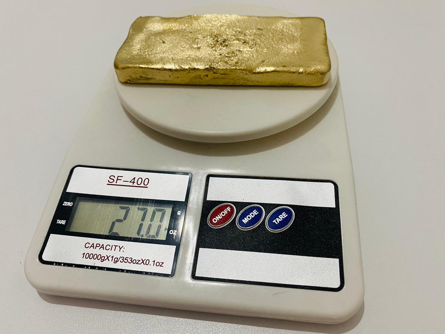 Ingot 27.0 Oz Nordic Gold Bar Hand Poured Casting