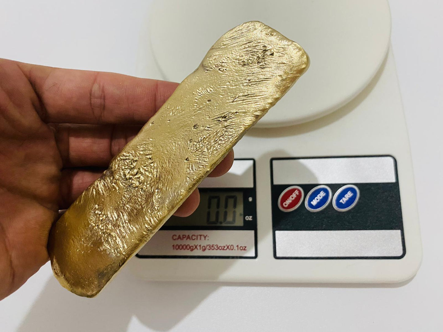 Ingot 10.0 Oz Nordic Gold Bar Hand Poured Casting