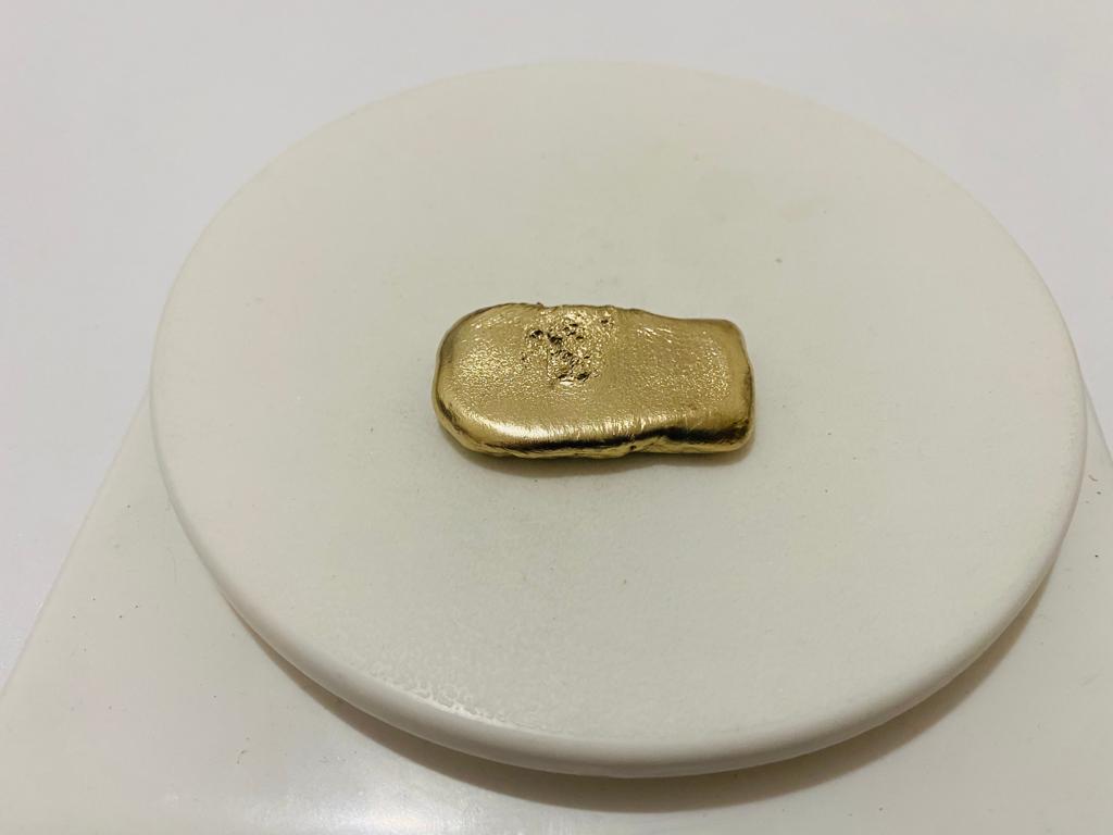 Ingot 1.9 Oz Nordic Gold Bar Hand Poured Casting